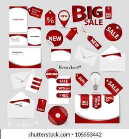 Business style templates for your project design and Price Tag Set. Vector illustration.