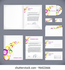 Business style, vector corporate identity template. Eps10