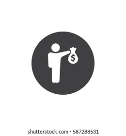 Business success concept vector icon.