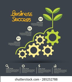 Business Success concept vector illustration.