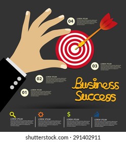 Business Success concept vector illustration.