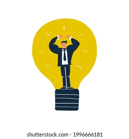 Business success element set Vector, set of Successful Business Concepts. suitable for your business vector
