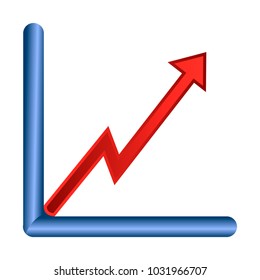 Business success graph