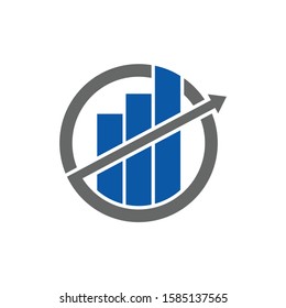 Business success graph - Vector