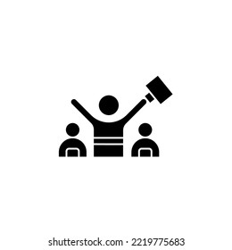 Business Success icon glyph style design. Business Success vector illustration. isolated on white background.