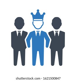 Business success icon. vector graphics