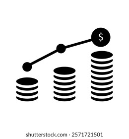 Business Success icon.Revenue Growth, Profit Maximization, Market Expansion, Customer Satisfaction, Brand Recognition, Innovation Leadership, Strategic Planning and Team Collaboration