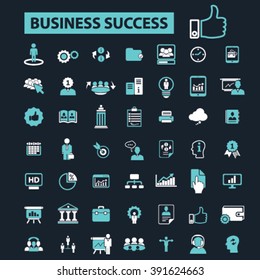 business success icons
