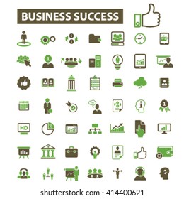 business success icons
