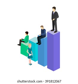 business success movement concept