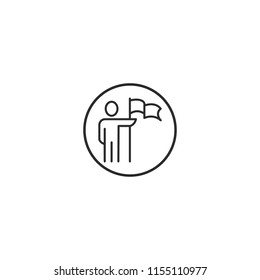 Business success vector icon