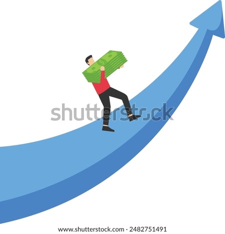 business sucess chart icome progress earning 