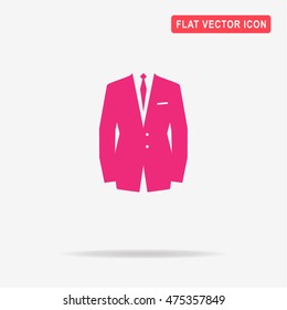 Business suit icon. Vector concept illustration for design.