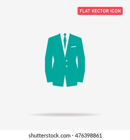 Business suit icon. Vector concept illustration for design.