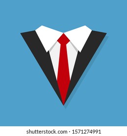 Business suit icon vector illustration