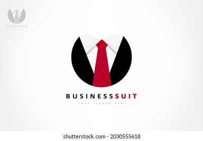 Business Suit Logo Clothes Vector