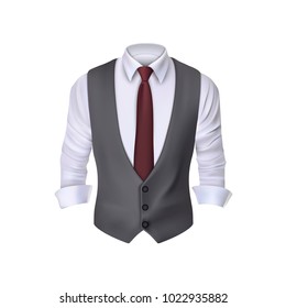 Business suit. Vector illustration.