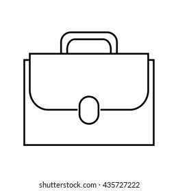 business suitcase icon , vector