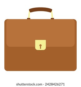Business suitcase icon Vector illustration