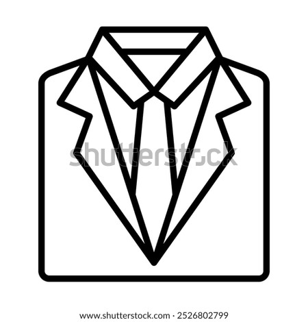 Business Suite icon line vector illustration