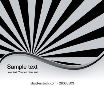 business sunburst vector background