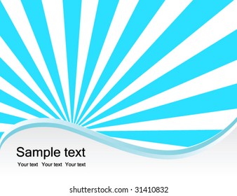 business sunburst vector background