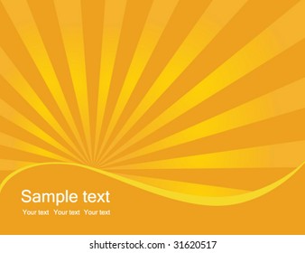 business sunburst vector background