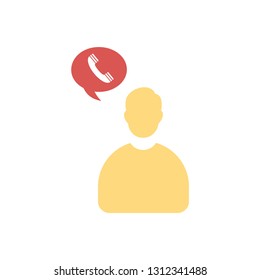 Business support icon - vector