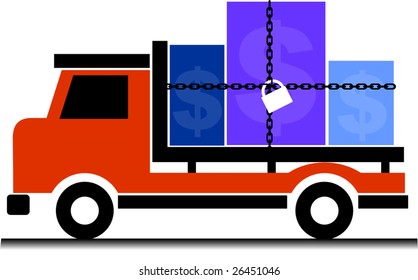 business symbol in colour	