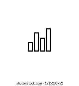 Business table icon. Business develop success icon.