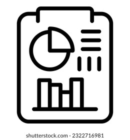 vector de contorno de icono de tableta de negocios. Marketing en línea. Ayuda positiva