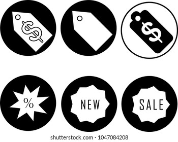 Business Tag Icon Vector