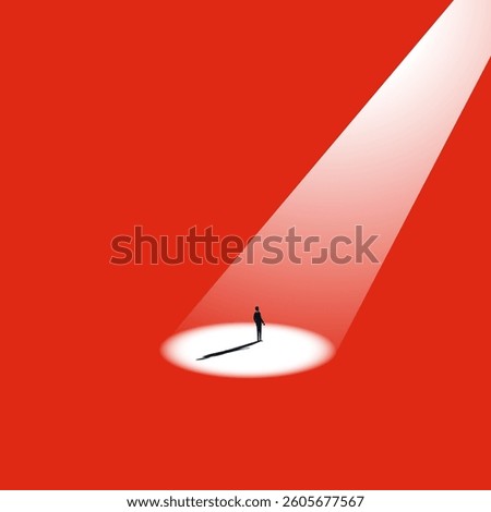 Business talent hiring vector concept. Symbol of ambition, career opportunity, recruitment. Minimal design eps10 illustration