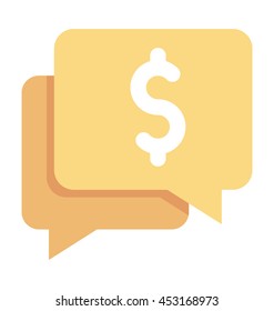 Business Talk Vector Icon