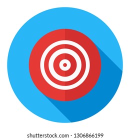 Business Target, Business Goal Flat Icon Modern Style