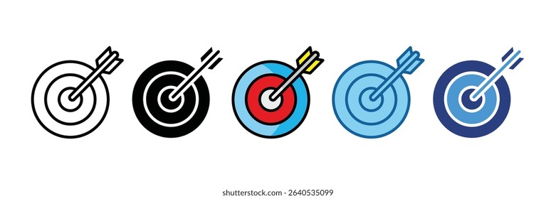 Business Target Icon Element For Design