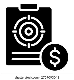Business Target Icon Element For Design