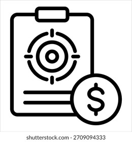 Business Target Icon Element For Design
