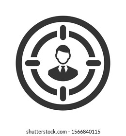 Business target icon. vector designs