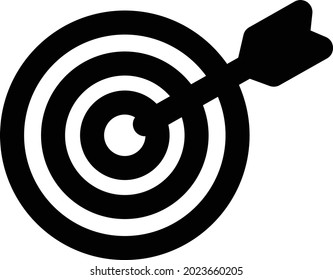 Business Target Isolated Vector icon which can easily modify or edit

