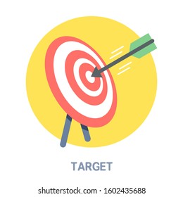 Business Target Mission Icon Stock Vector (Royalty Free) 1602435688 ...