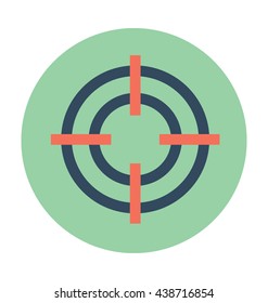 Business Target Vector Icon
