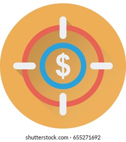 Business Target Vector Icon