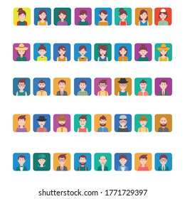 Business team avatar collection  Vector