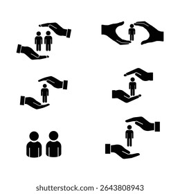 Business Team Building teamwork thin line style icon 