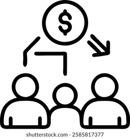 Business team collaborating on financial forecasting in candid office copy space concept as A business team collaborates on financial forecasting in a candid office setting focusing on marginal cost p