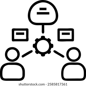 Business team collaborating on IT infrastructure plain background copy space on top. concept as A business team collaborating on IT infrastructure using digital tools and diagrams captured against a p