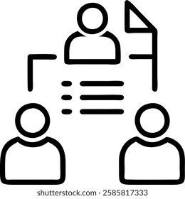 Business team collaborating on legal compliance plain background copy space on top. concept as A business team collaborating on legal compliance using digital tools and documents captured against a pl