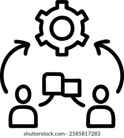 Business team collaborating on supply chain management glossy background copy space on left. concept as A business team collaborating on supply chain management using digital tools set against a gloss