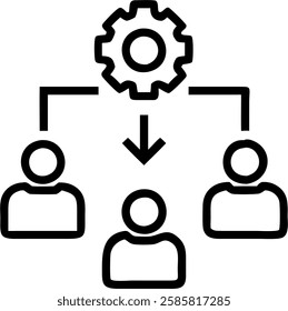 Business team collaborating on supply chain management glossy background copy space on left. concept as A business team collaborating on supply chain management using digital tools set against a gloss